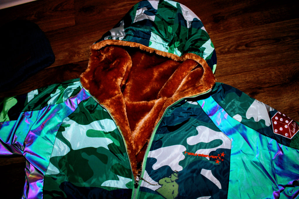 Camo-Fur Reversible Jacket
