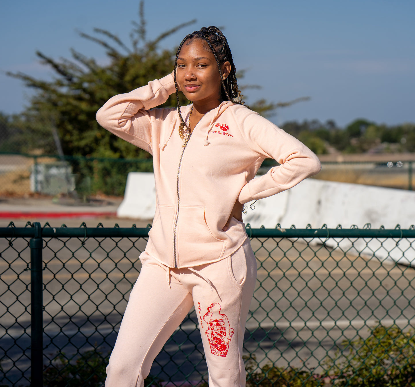 Women’s Zip Sweat Suit Sets