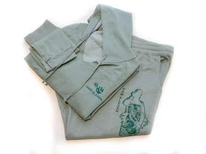 Women v-neck Sweatsuit Sets