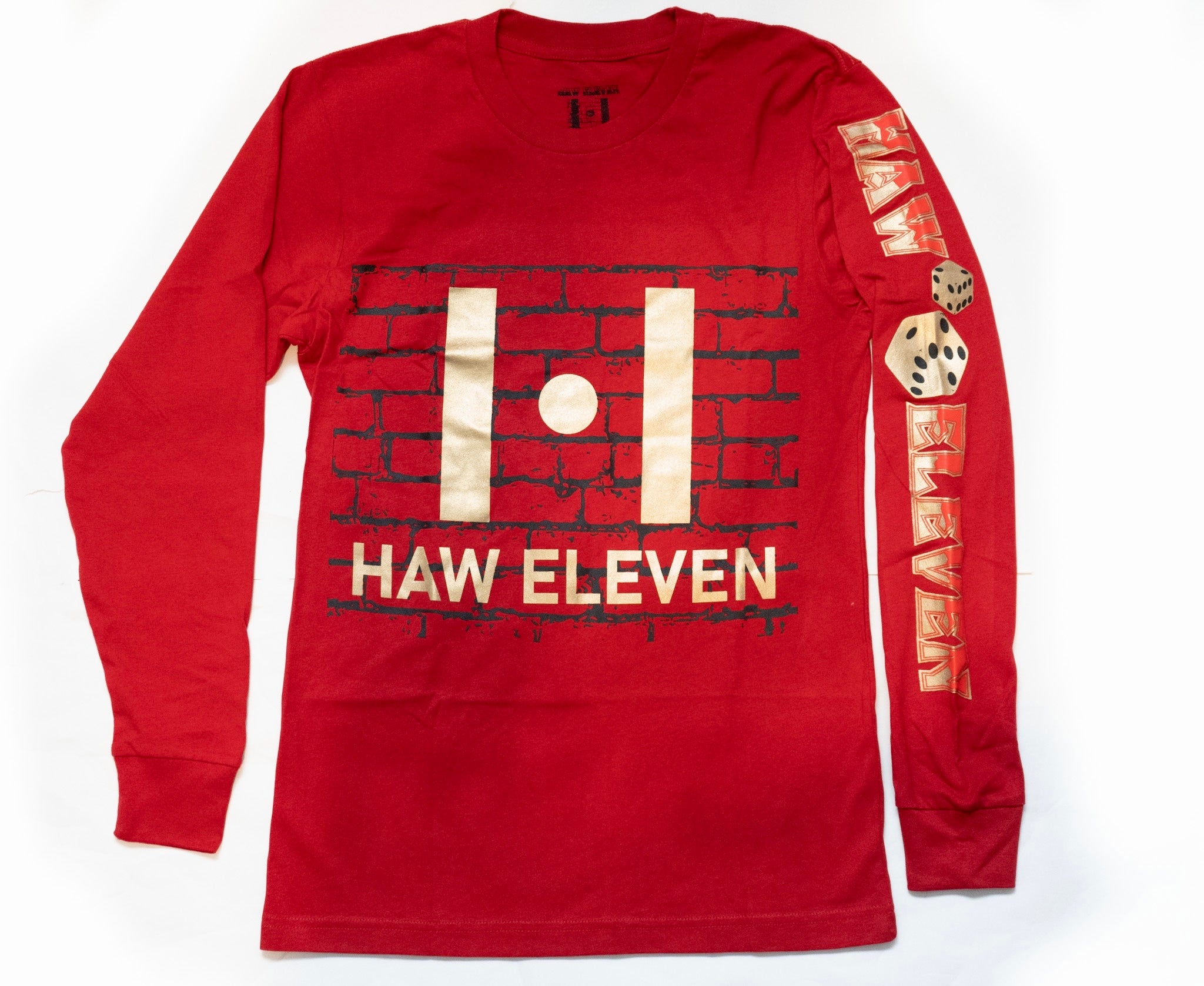 Crew Neck Long Sleeve Logo T-Shirt